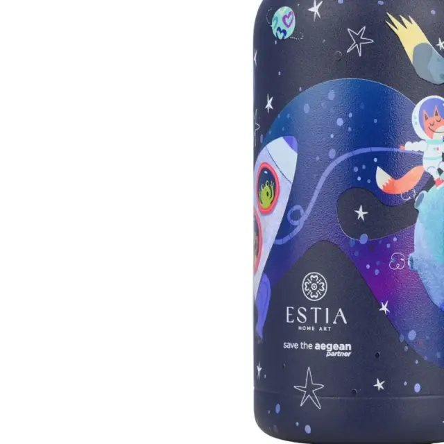 Estia Wonder Bottle Save the Aegean Παιδικό Παγούρι Θερμός Ανοξείδωτο Solar Jump 350ml 3