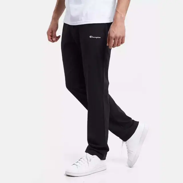 Champion Men's Standard Fit Straight Hem Pants Μαύρο 221805-KK001 (Champion) - Small 3