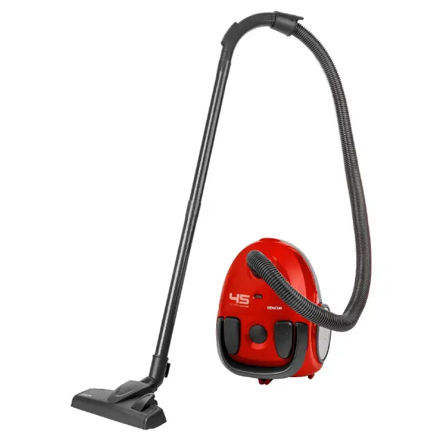 Ηλεκτρική Σκούπα ECO 850W Yψηλής Aπόδοσης με Σακούλα Sencor SVC 45RD-EUE3 Κόκκινη 3