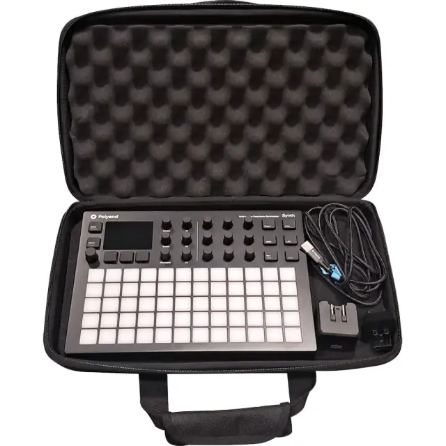 WALKASSE W-MCB-POLYEND Shockproof Eva Case Polyend® PLAY+, Black (Shoulder bag).
