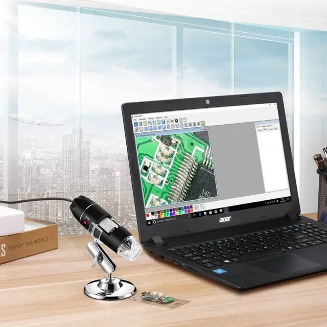 Ψηφιακό Μικροσκόπιο USB Μονόφθαλμο 1600x - Digital Microscope Electronic Magnifier 5691 3