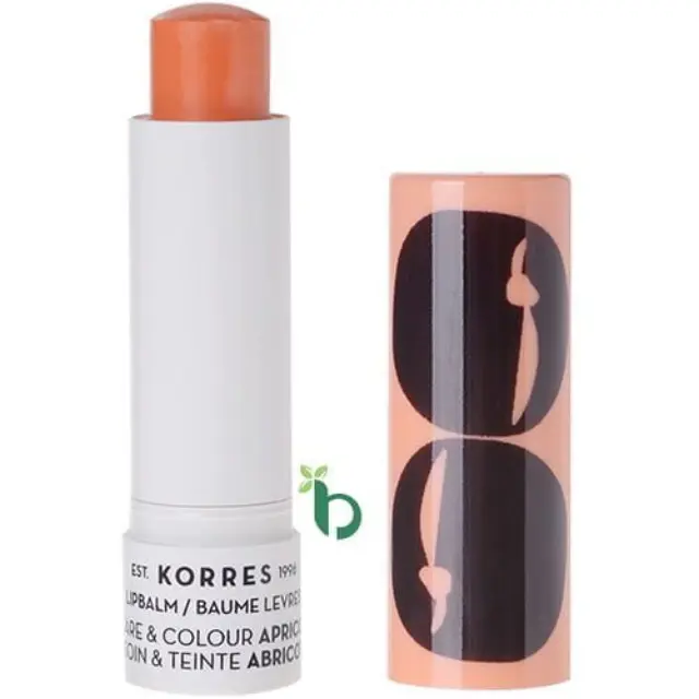 Korres Βερίκοκο Lip Balm με Χρώμα 5ml