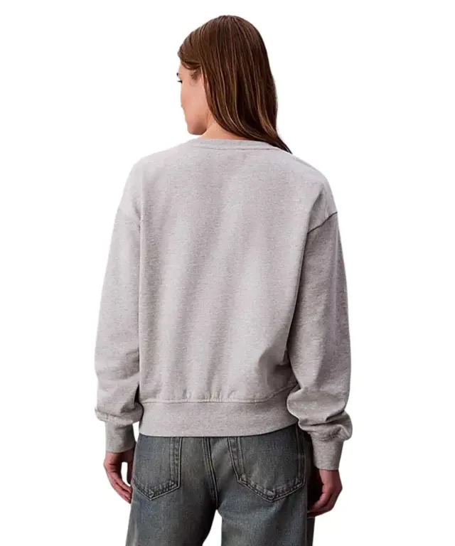 Calvin Klein - Γυναικείο Φούτερ Cotton Terry LV047B236G-P77 Γκρι 3