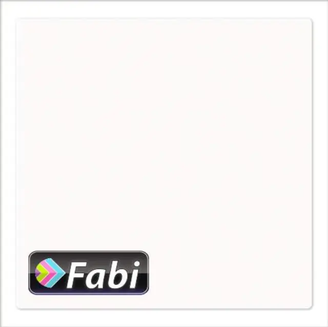 Αφρώδη φύλλα Fabi 30x40 2mm Aσπρα 88039
