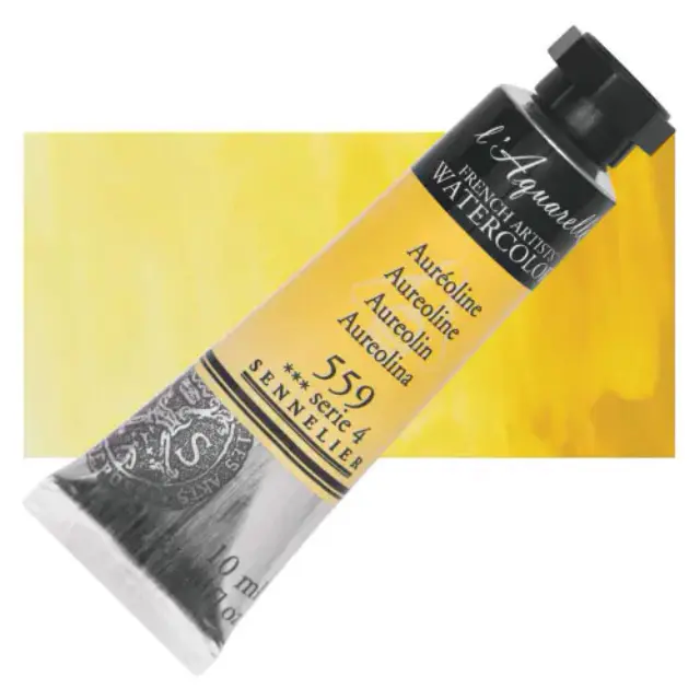 Χρώμα Ακουαρέλας Sennelier l Aquarelle Σωληνάριο 10ml - 559 Aureoline