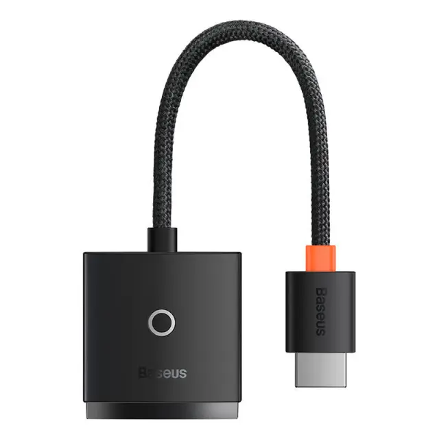 Baseus Μετατροπέας HDMI σε VGA με Ήχο Lite Series (Μαύρο)WKQX010101