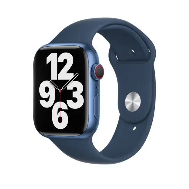 Λουράκι Σιλικόνης Silicone Strap Για Apple Watch 44/45/46/49mm - Abyss Blue OEM