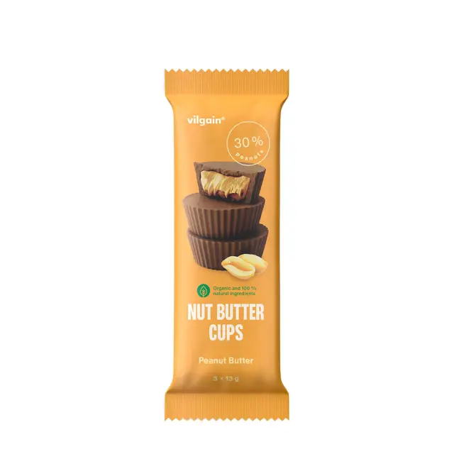 Vilgain Bio Nut Butter Cups Peanut Butter