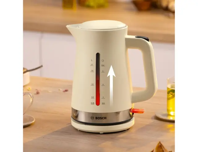 Βραστήρας Bosch MyMoment TWK4M227 με χωρητικότητα 1.7L και ισχύ 2400W - Beige TWK4M227 2