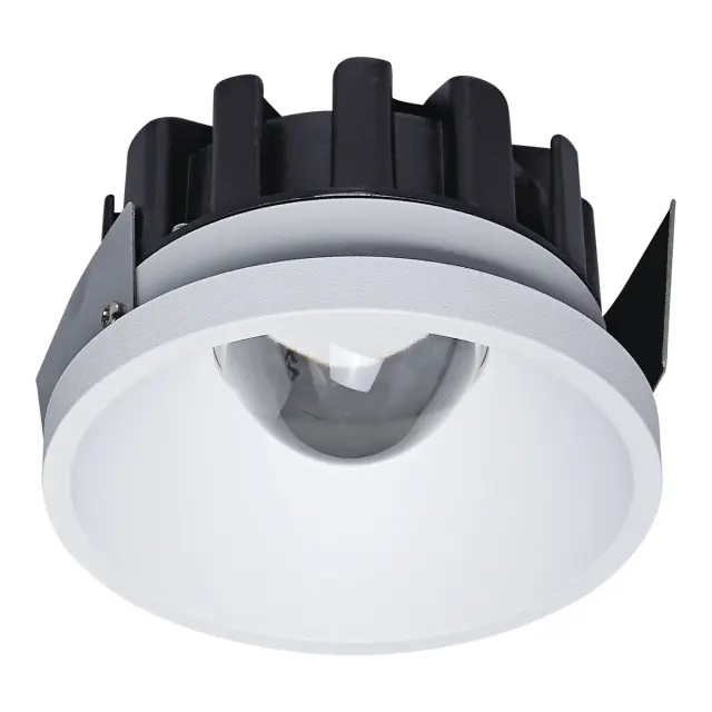 Poc 04435/W/C/98 Χωνευτό φωτιστικό οροφής led 17W 4000K IP44 ø9.8cm λευκό Άσπρο