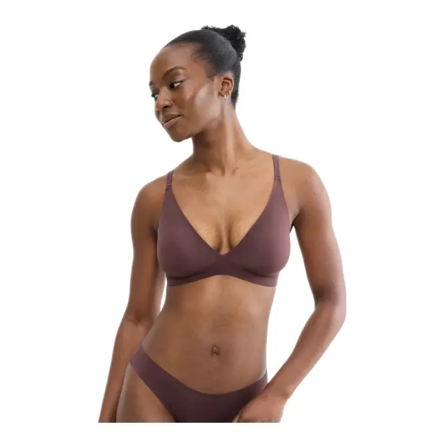 Sloggi Γυναικείο Σουτιέν ZERO Feel 2.0 The Up P Bra, Χρώμα Merlot
