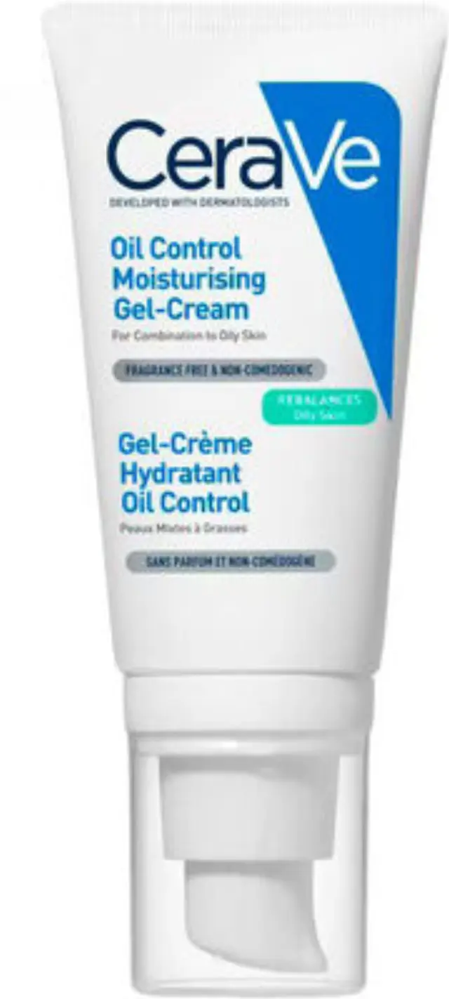 CeraVe Oil Control Moisturising Gel Cream Ενυδατική Κρέμα για Εξισορρόπηση της Λιπαρής Επιδερμίδας, 52ml