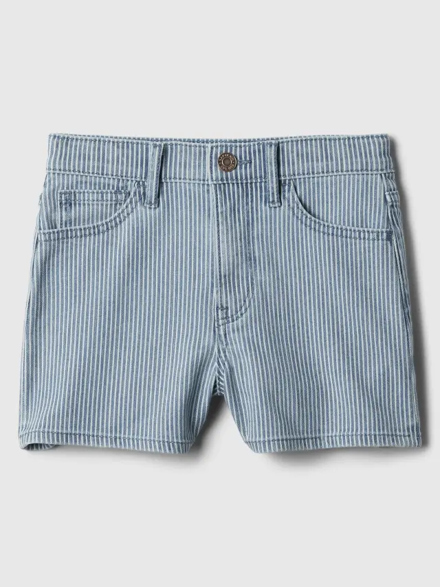 Παιδικό Denim Σορτς με Washwell classic pinstripe - 12
