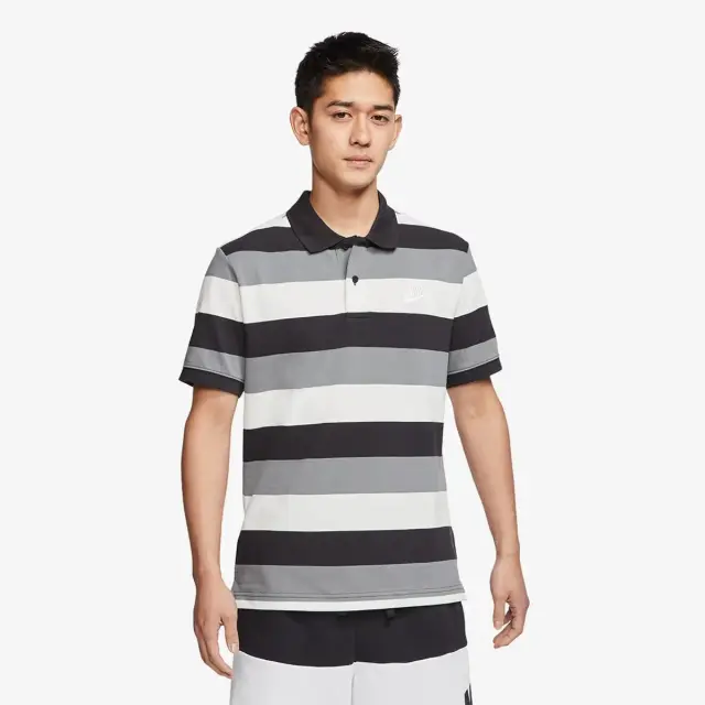 Nike Polo Matchup Stripe T-Shirt (CJ4465-010) - Μαύρο - S