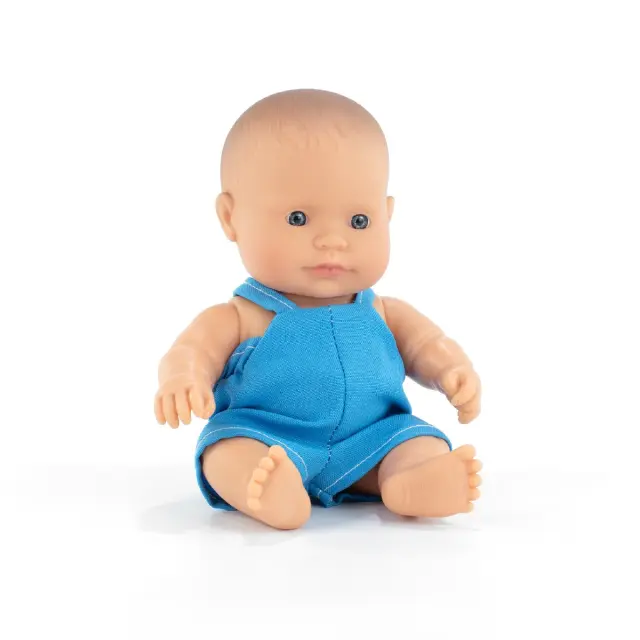 MINILAND DOLLS MINILAND ΜΩΡΟ ΚΟΥΚΛΑ ΚΑΥΚΑΣΙΟΣ 21 CM ΜΕ ΡΟΥΧΑΛΑΚΙΑ