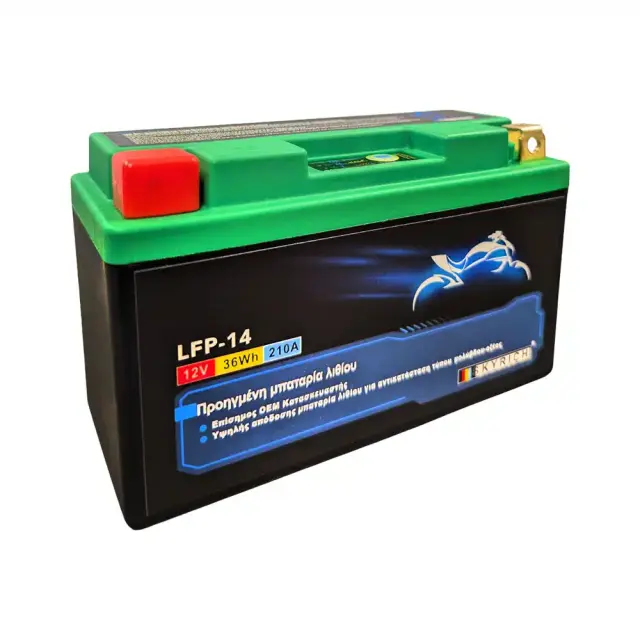 Μπαταρία Εκκίνησης Λιθίου 12V 4Ah 210A LFP-14 Skyrich