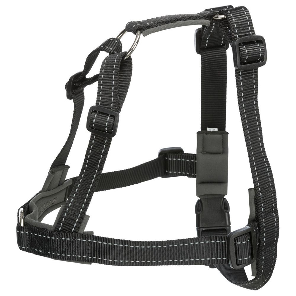 Trixie Easywalk Lead'n Walk Soft Εκπαιδευτικό Σαμαράκι Μαύρο - Large/Xlarge (65-105cm)