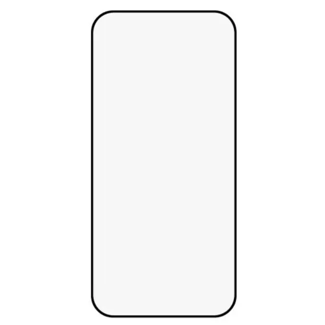 Προστατευτικό τζάμι iPhone 14 PRO (6.1) Full Glue Black Tempered glass 0,25mm 2