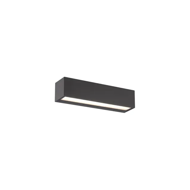 Demes Φωτιστικό Led τοίχου 7W 3000K IP65 25x6x6cm ανθρακί