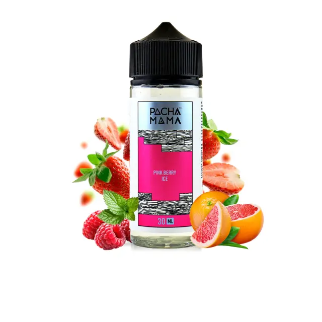 Pacha Mama Pink Berry Ice 30ml (120ml) - Charlie's Chalk Dust Flavorshots