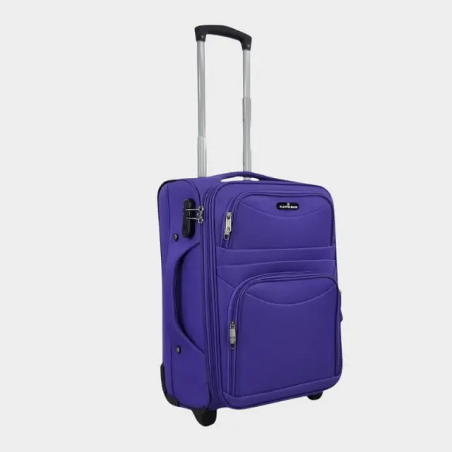 Βαλίτσα Καμπίνας Ύφασμα με Επέκταση 53x36x20 +5cm My Choice PS8033C Μωβ - ONESIZE 2