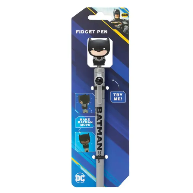 Blue Sky Studios Fidget Pen / Στυλό με 3D φιγούρα που γυρίζει: Batman 3