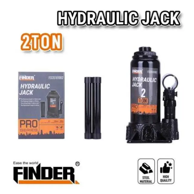 Υδραυλικός γρύλος ανύψωσης - 2T - 2.1kg - Finder - 194360 2