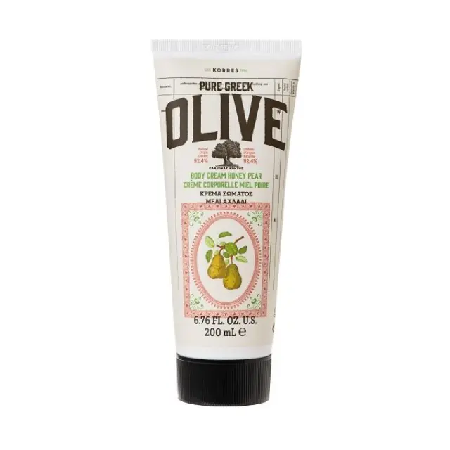 Korres Pure Greek Olive Μέλι Αχλάδι Ενυδατική Κρέμα Σώματος 200ml