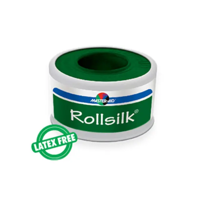 Master Aid Rollsilk Latex Free Μεταξωτή ταινία 5x2,5cm