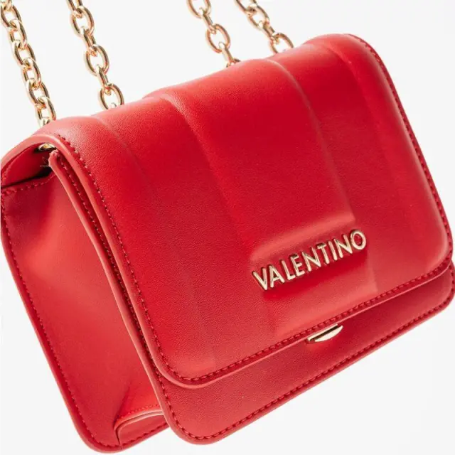 Valentino Bags - Γυναικεία Τσάντα Ώμου Brass VBS8G610-003 Κόκκινο 3