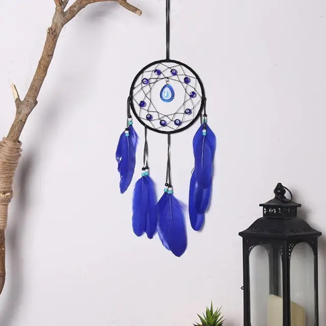 Κρεμαστό διακοσμητικό ονειροπαγίδα 42cm - Hanging decoration dreamcatcher 0101022