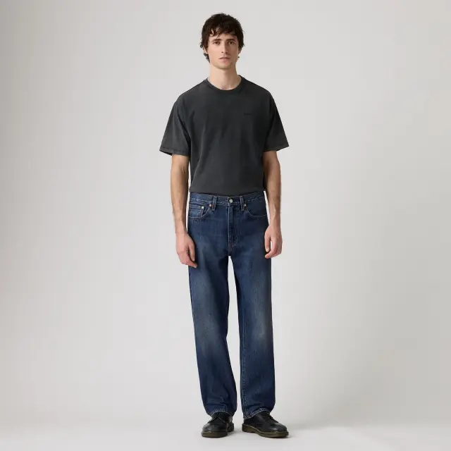 568™ LOOSE STRAIGHT MED INDIGO - WORN IN - 568 LOOSE STRAIGHT HARD RAIN Med Indigo 3