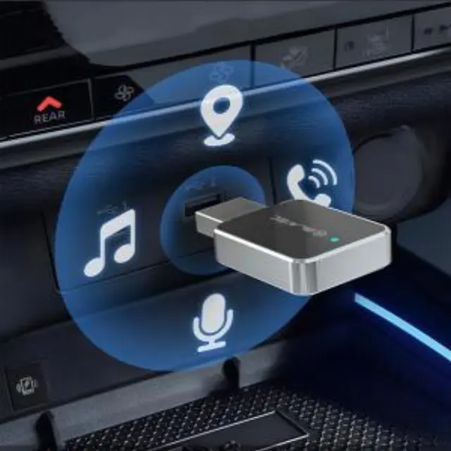 Ασύρματος Προσαρμογέας Blavec BCP-02 Carplay/ Android Auto με Bluetooth Wi-Fi USB A & USB C Adapter Μαύρο N71058 3
