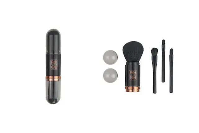 Ro-Ro Accessories Επαγγελματικό Σετ με Πινέλα Μακιγιάζ από Συνθετική Τρίχα 4τμχ
