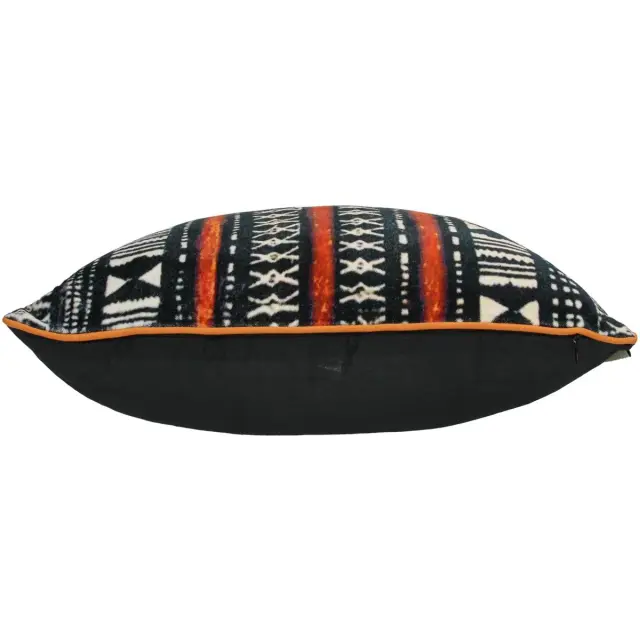 Μαξιλάρι Tribal Μαύρο Βελούδο 45x45cm 3