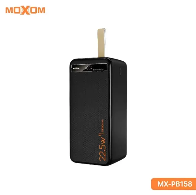 Moxom Powerbank 50000mah Γρήγορης Φόρτισης SCP22.5W PD20W MX-PB158