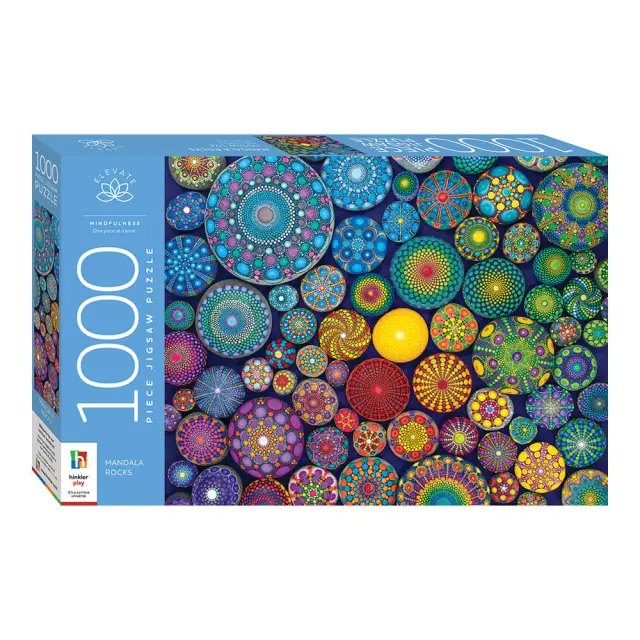 Παζλ Mindfulness Elevate Jigsaws: Mandala Rocks 1000pcs