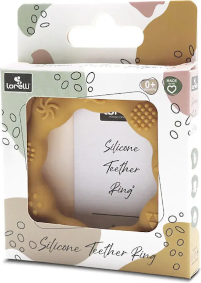 Lorelli Μασητικό Σιλικόνης Ring Fresh Yellow 10210920001 2