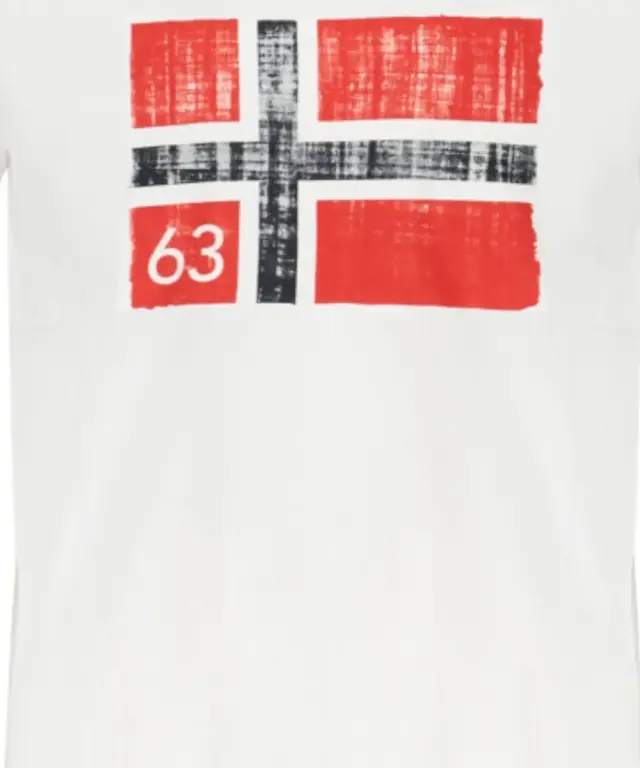 Norway Nautical School - Ανδρικό T-shirt Κοντομάνικο 846019-WHITE Λευκό 3