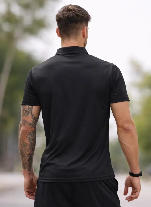 Μπλούζα Polo Noshame® Μαύρη Dry Fit - 112623 - XL 2