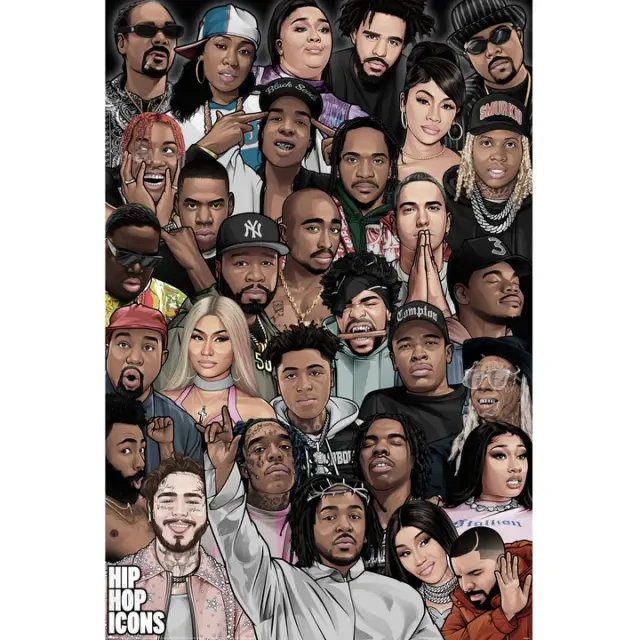 Αφίσα Pyramid International Hip Hop Icons 61x91.5εκ - PP35209
