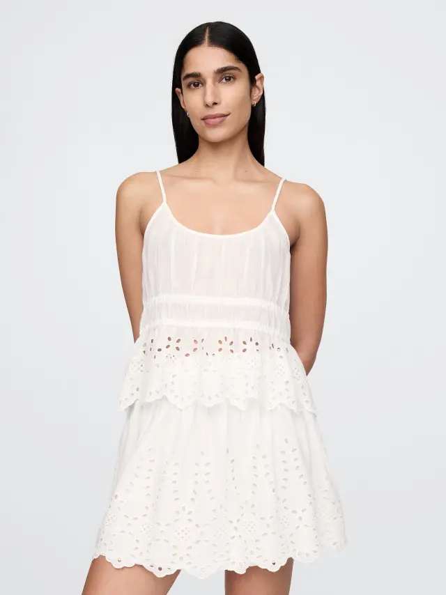 Smocked Cami Μπλούζα New off white