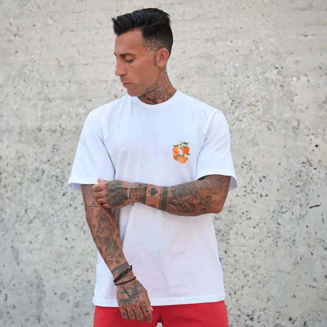 T-shirt Noshame® Oversized Λευκό με τύπωμα - 142697 - XXL 2