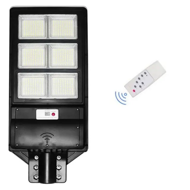 Led Αδιάβροχο Ηλιακό Επιτοίχιο Φωτιστικό 300W 51840LM με Ανιχνευτή Κίνησης Rixme RL.WZ-300W