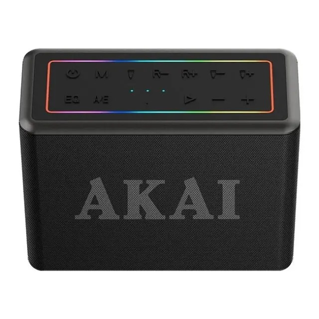 AKAI Speaker ABTSW-120 BT 80W RMS IPX6 TWS 2x Microphones USB/TF 4000mAh (ABTSW-120) 2
