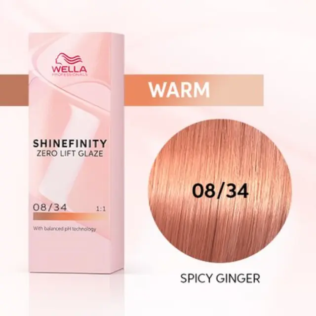 Wella Professionals Shinefinity Zero Lift Glaze 08/34 60ml 2