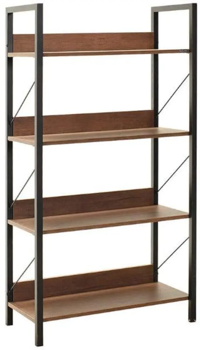 Βιβλιοθήκη KTP-840-OO Connect Καρυδιά 73x136x35cm 3