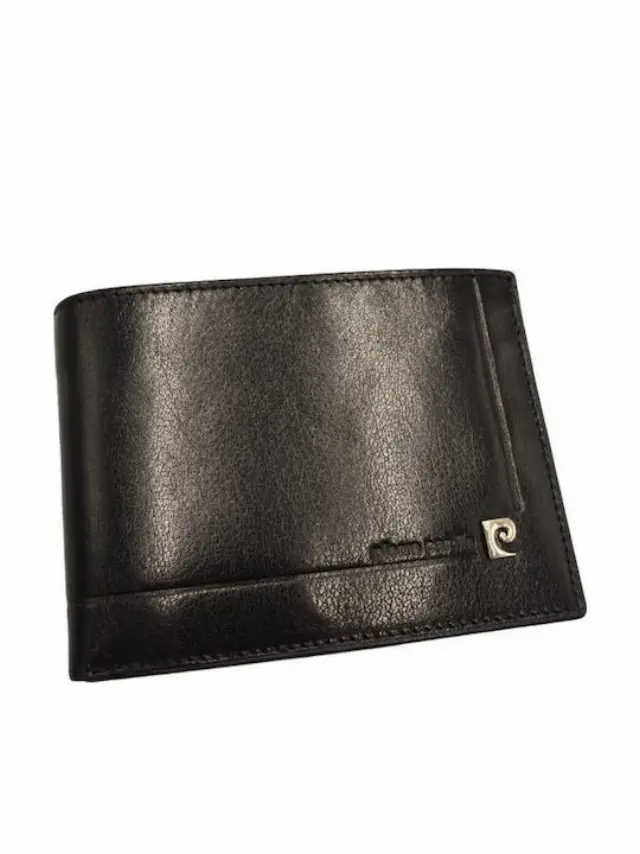 Pierre Cardin Δερμάτινο Ανδρικό Πορτοφόλι Μαύρο