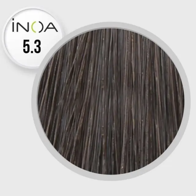 Loreal Inoa Βαφή 5,3 Καστανό Ανοιχτό Ντορέ 60ml 2