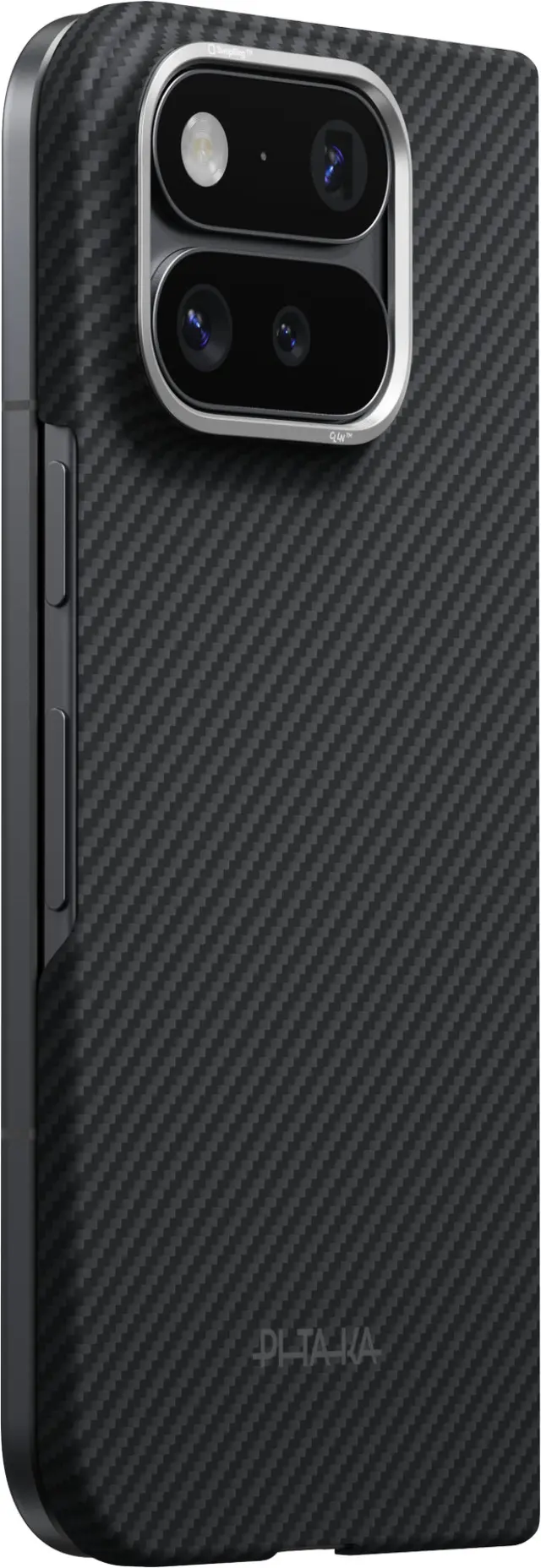 Pitaka Edge Case, Back Cover, Black/Grey Twill - Google Pixel 11 Pro Fold